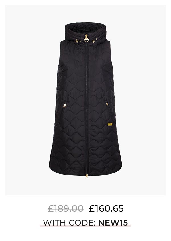 Broadhurst gilet in black