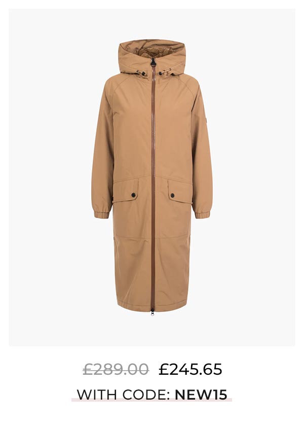 Boundry waterproof coat in burnt cinder