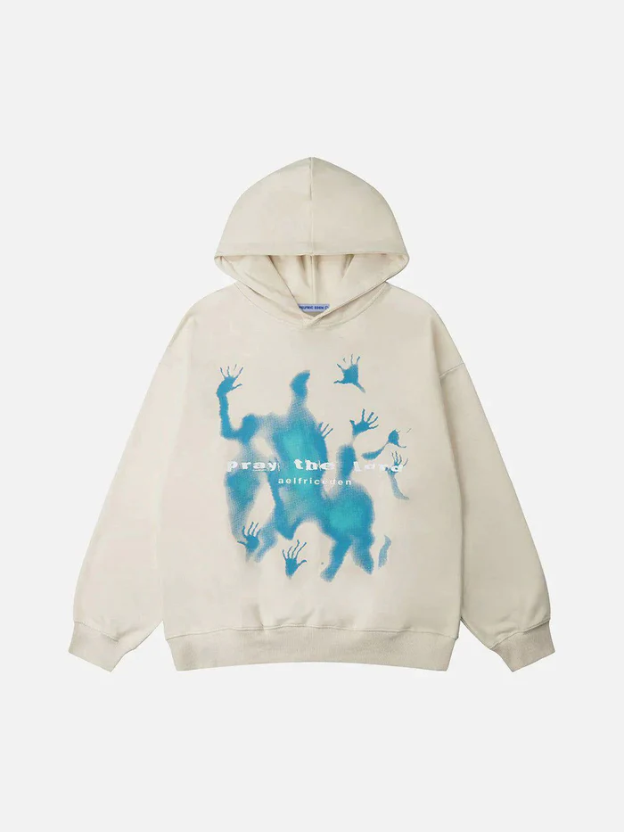 Aelfric Eden Abstraction Shadow Print Hoodie